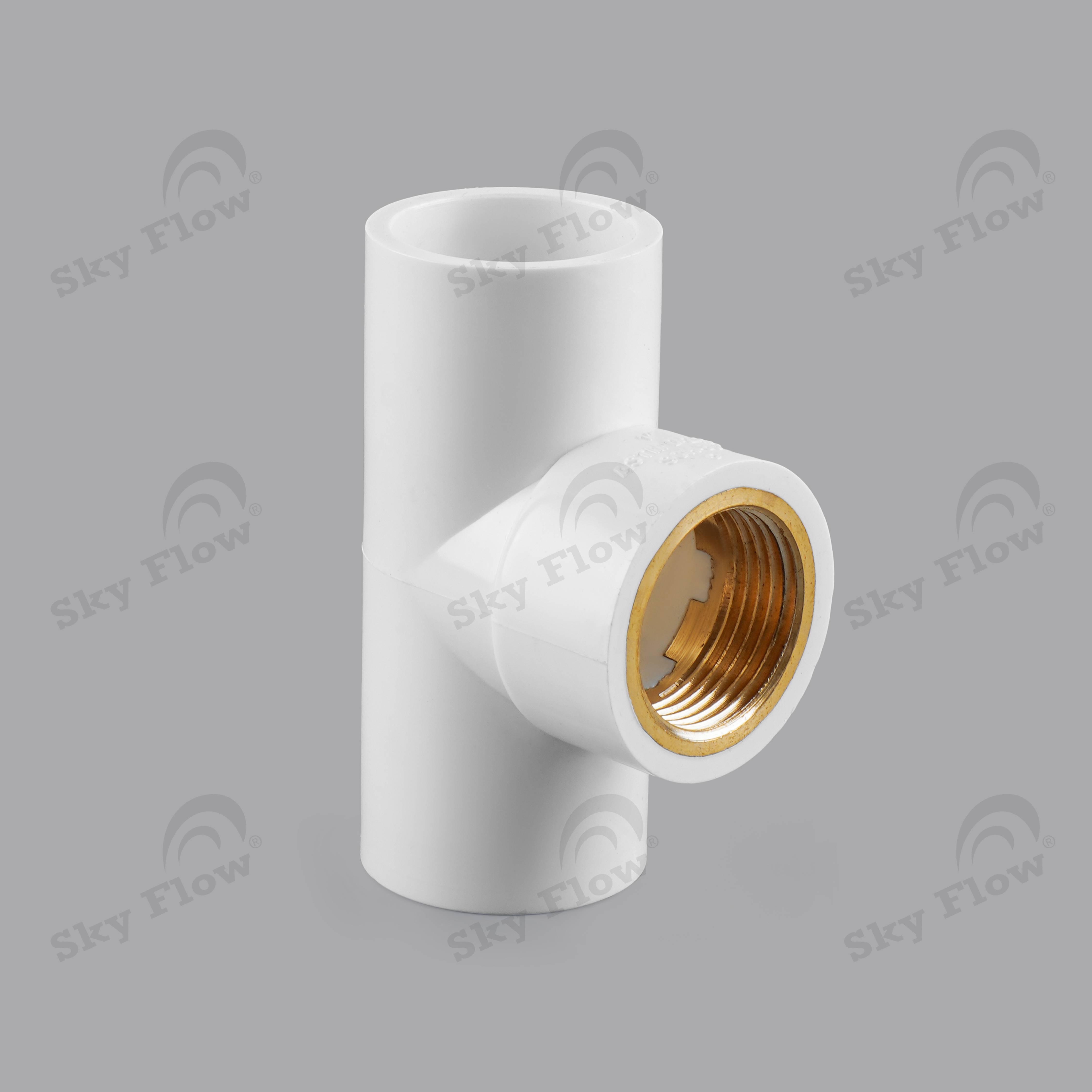 uPVC Brass Tee