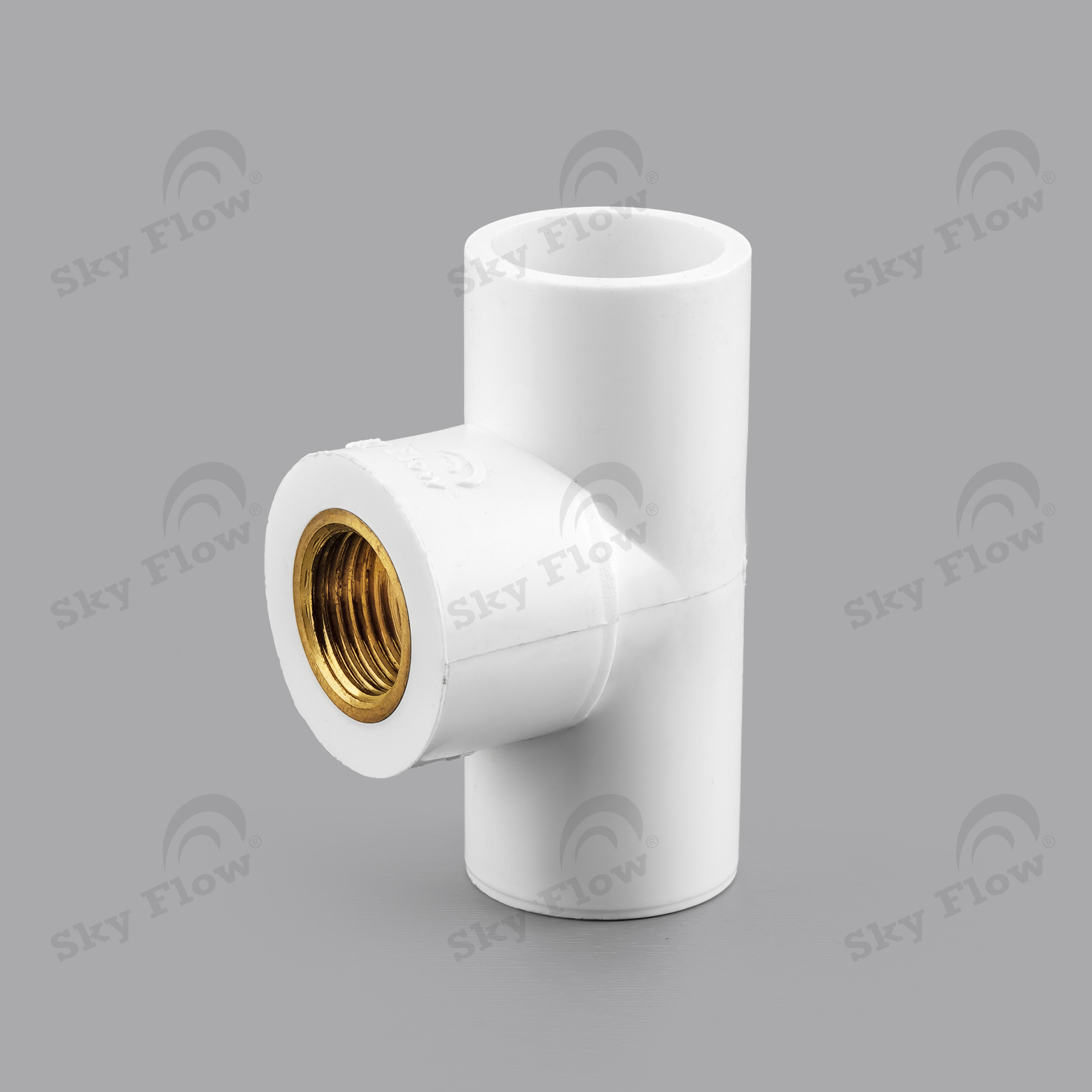 uPVC Brass Reducer Tee